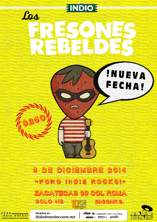 Nueva fecha de Los Fresones Rebeldes en México Me hace ruido