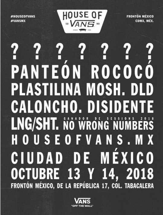 house of vans 2018 registro