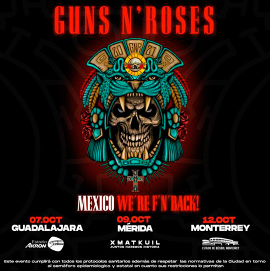 guns n roses mexico2021