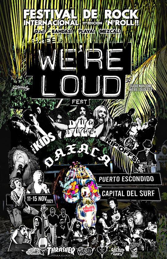 we're loud flyer