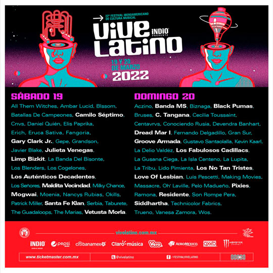 vive latino 2022 cartel