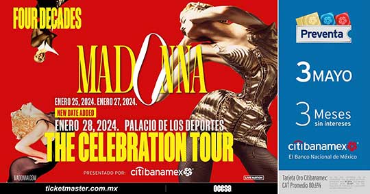 madonna mexico flyer