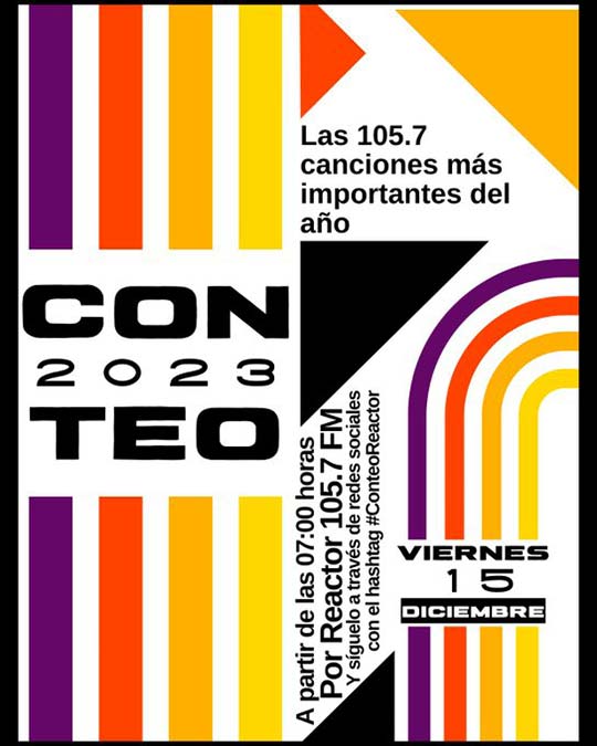 conteo reactor 2023