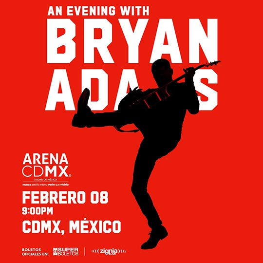 bryan adams flyer mexico