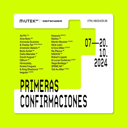 mutek mexico 2024 primeras