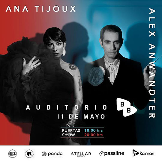 alex anwandter ana tijoux flyer