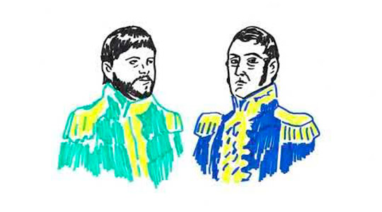 santiago motorizado ilustracion