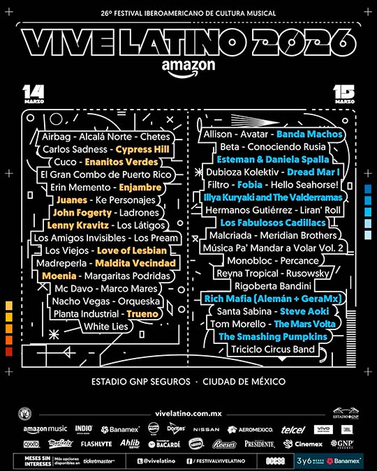 cartel vive latino por dia