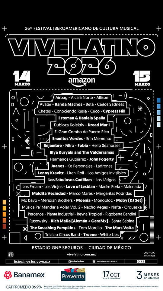 vive latino 2026 cartel
