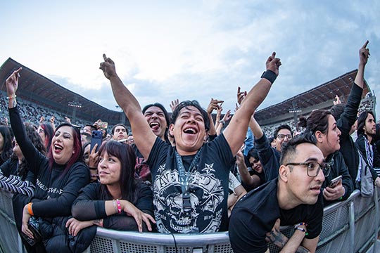 avenged sevenfold estadio gnp publico
