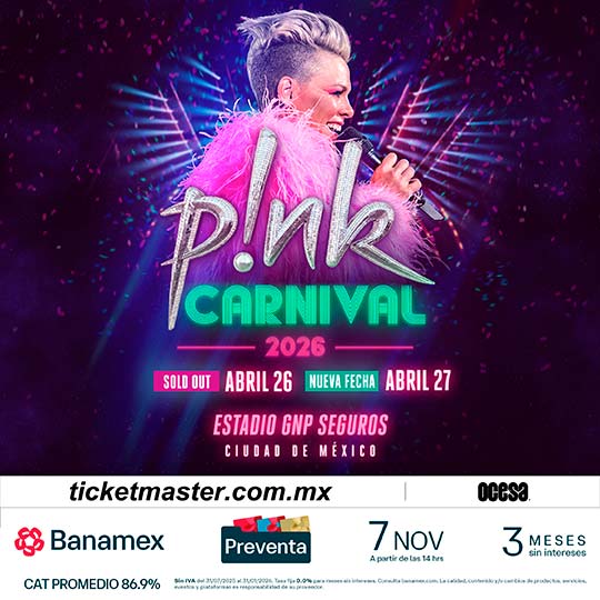 pink carnival tour mexico