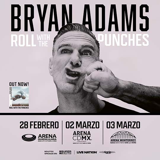 bryan adams mexico 2026 flyer