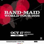 band maid mexico 2026 flyer