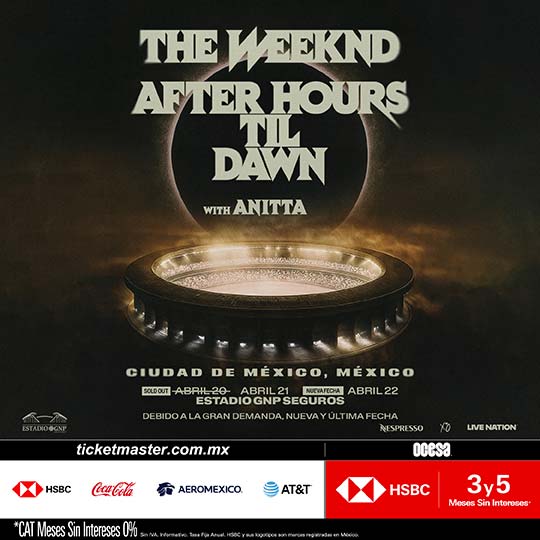 the weeknd anitta flyer mexico