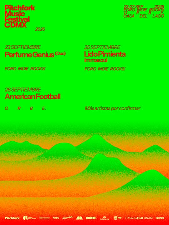 pitchfork cdmx 2026 flyer