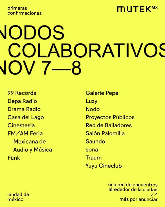 mutek mx 2026 nodos