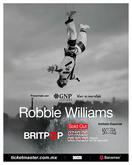 robbie williams britpop flyer